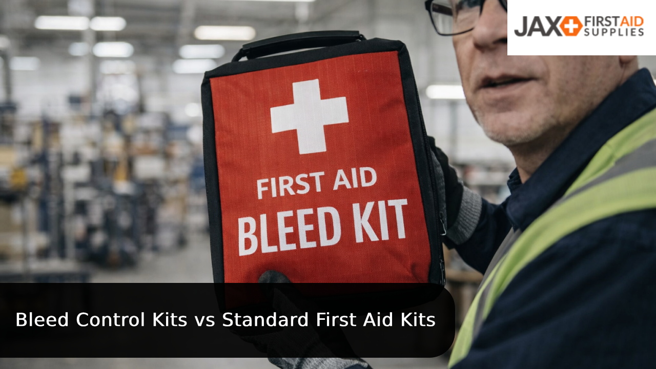 bleed kit, bleed first aid kit, bleed control kit, bleed control first aid kit, trauma kit, trauma first aid kit, PaCT kit