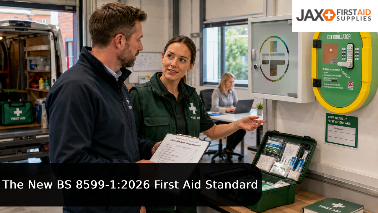 the new first aid standard 2-minute AED 